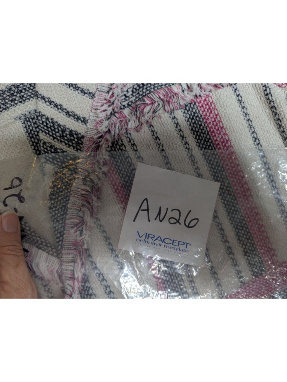 NIC+ZOE Voyage Textured Fringe Tweed Jacket Pink & Blue Striped Size L - Picture 14 of 14